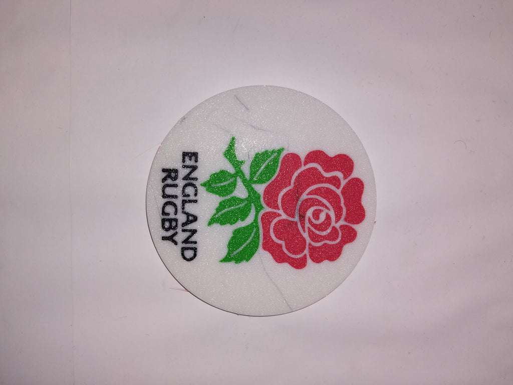 England rugby coaster