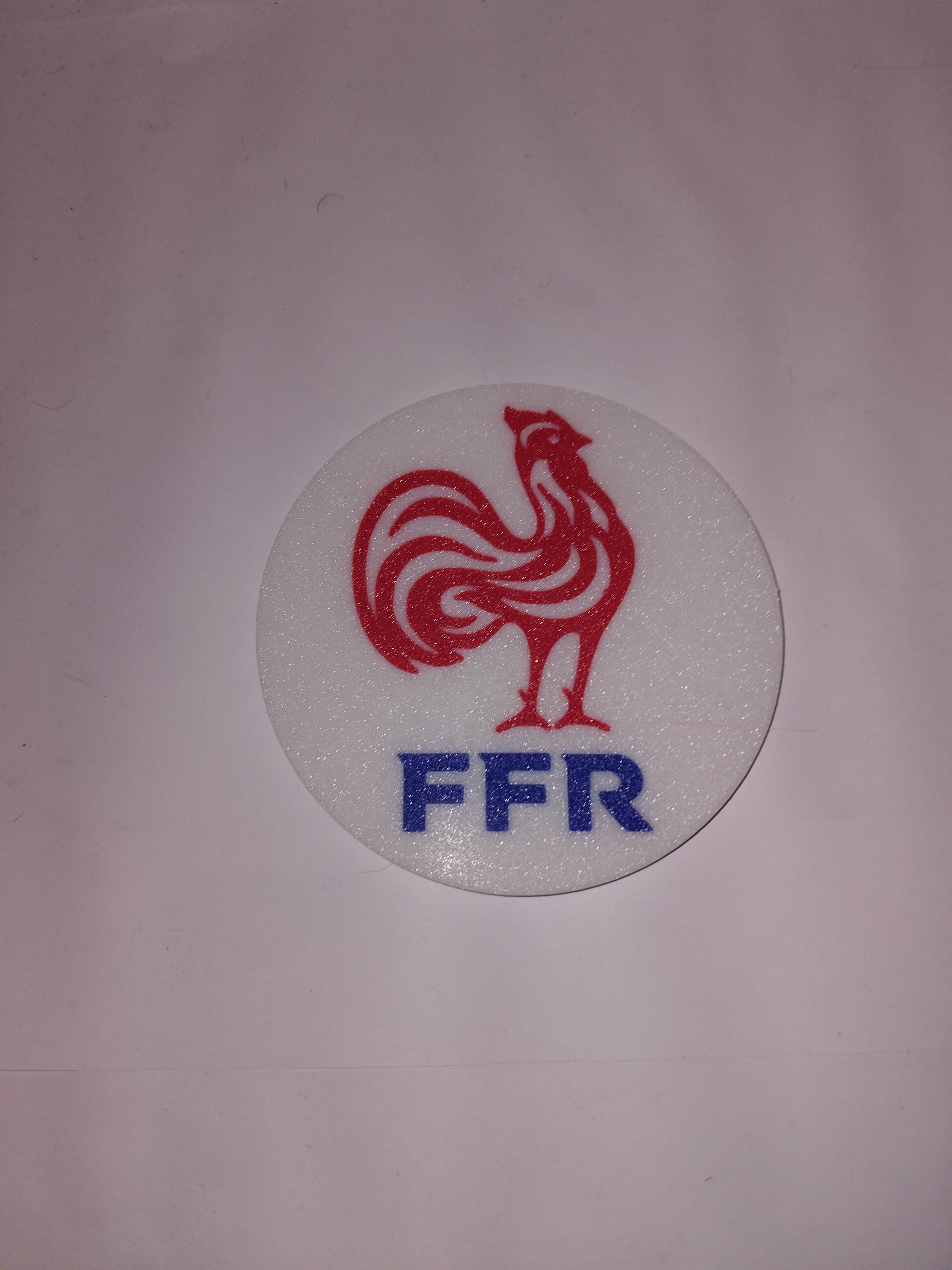 France rugby coaster