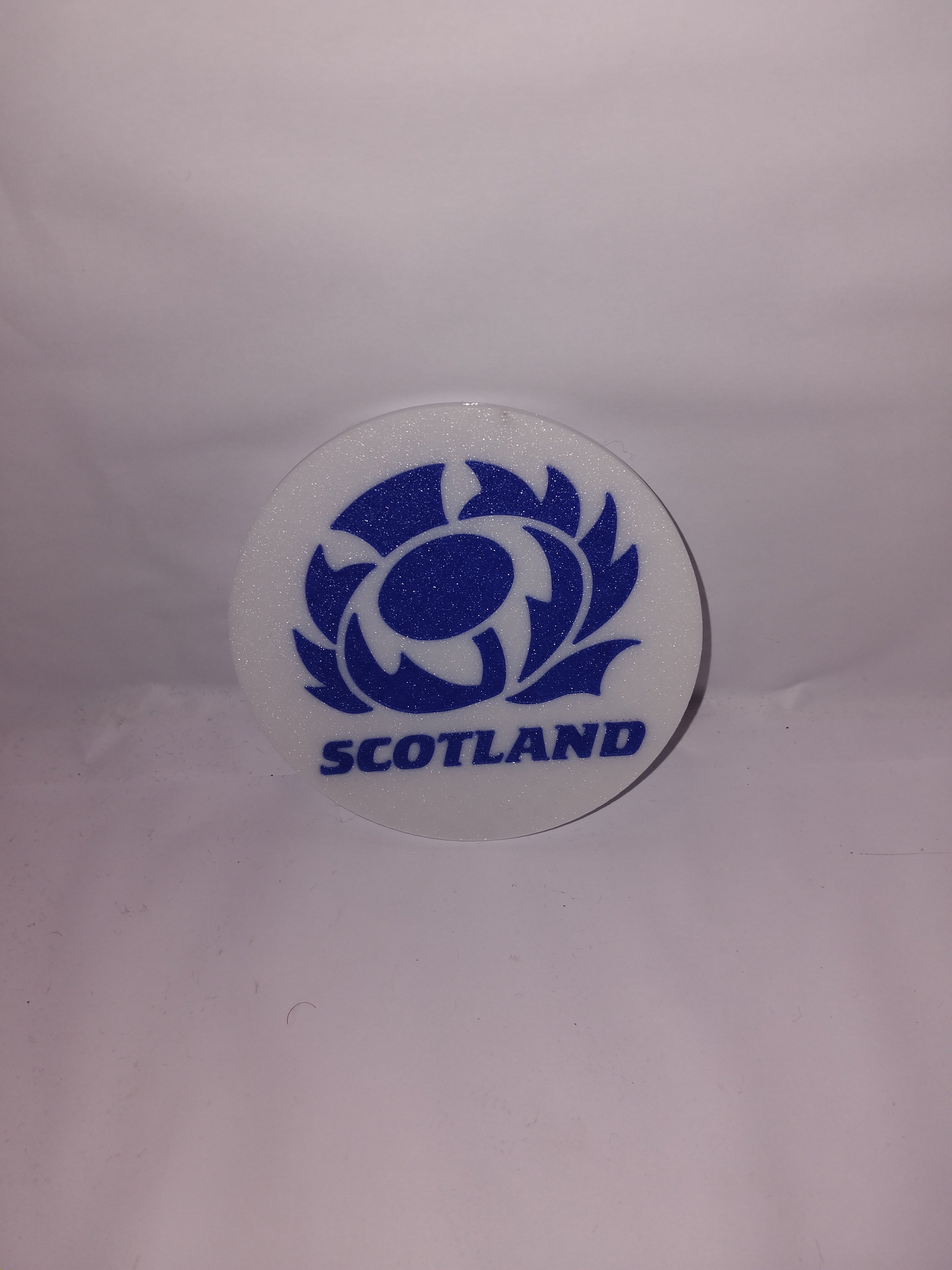 Scotland rugby coaster