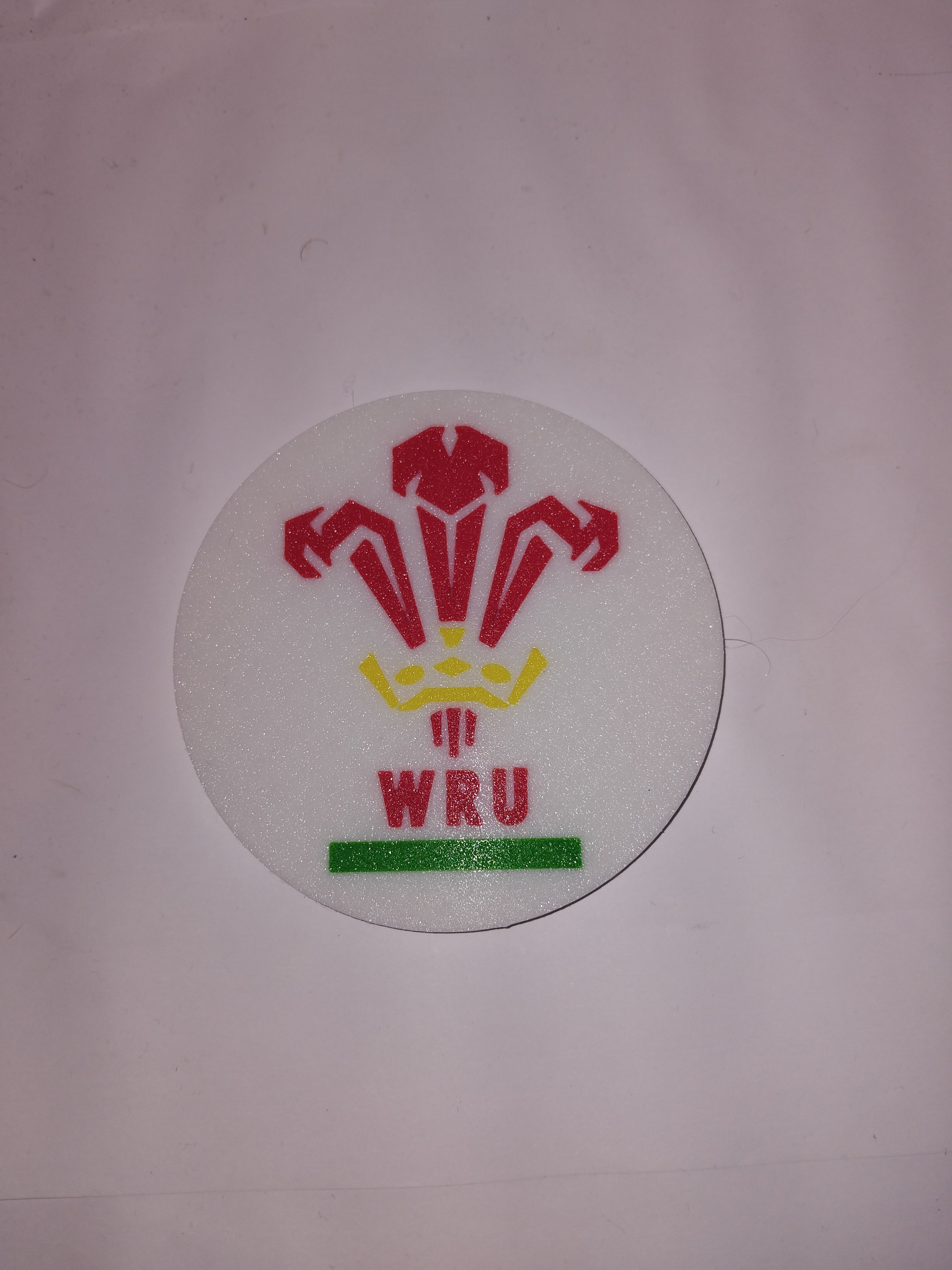 Wales rugby coaster
