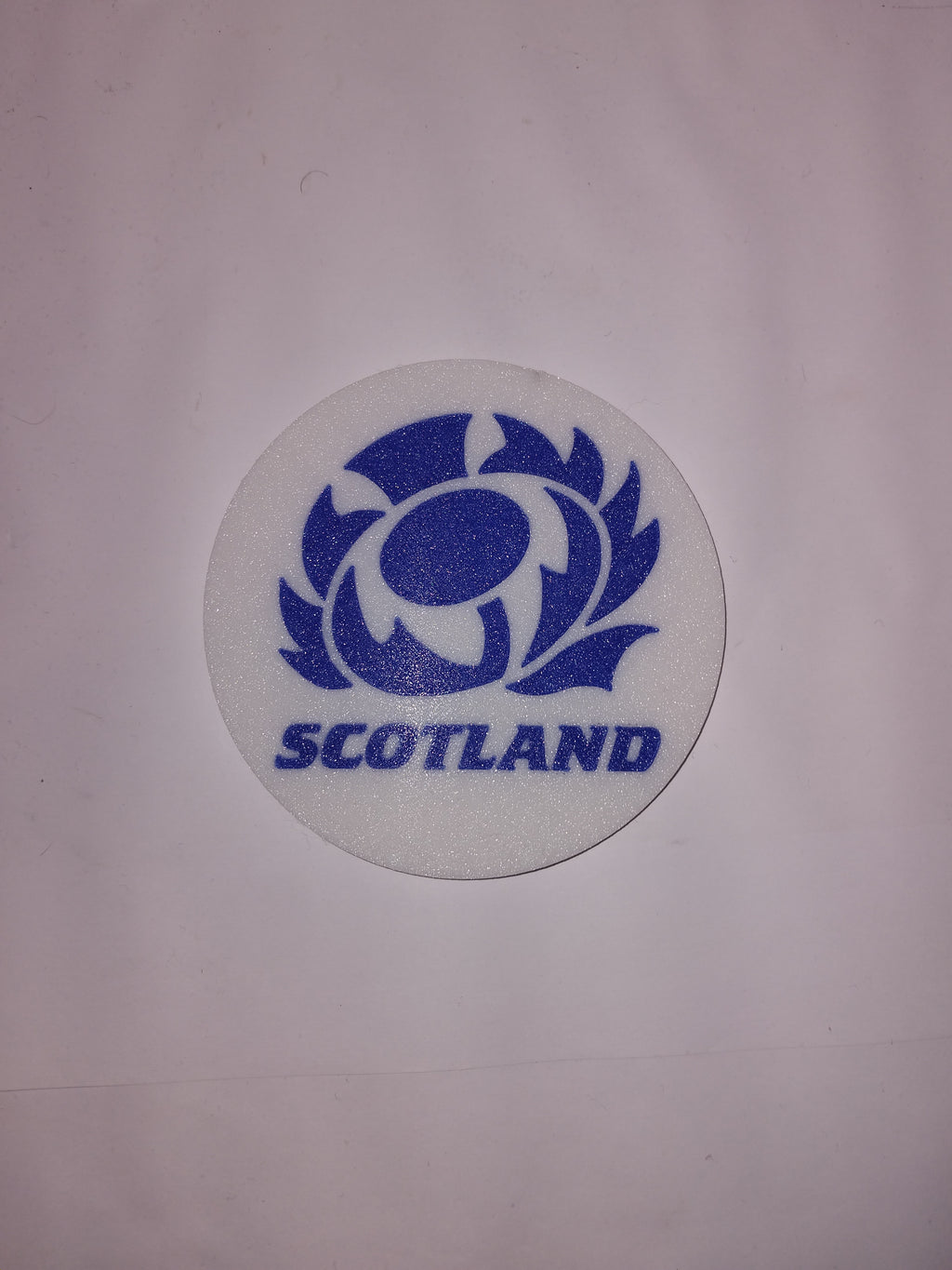 Scotland rugby coaster